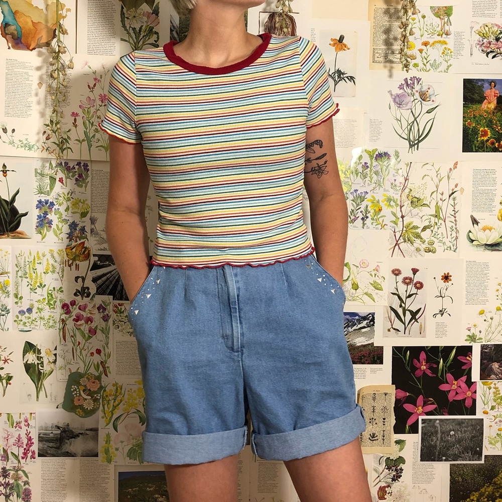 Rainbow Crop Top